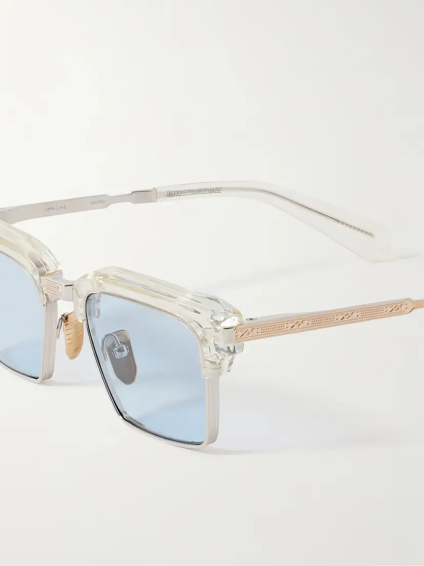 Jacques Marie Mage Alin Acetate And Silver-tone Square-frame Sunglasses | Thumbnail 4 Jacques Marie Mage Alin Acetate And Silver-tone Square-frame Sunglasses | Thumbnail 4