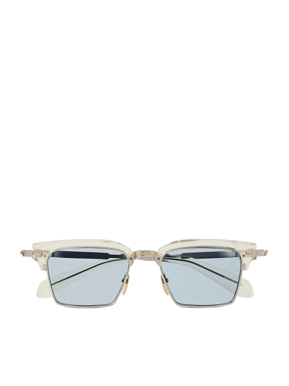 Alin Acetate And Silver-tone Square-frame Sunglasses Alin Acetate And Silver-tone Square-frame Sunglasses