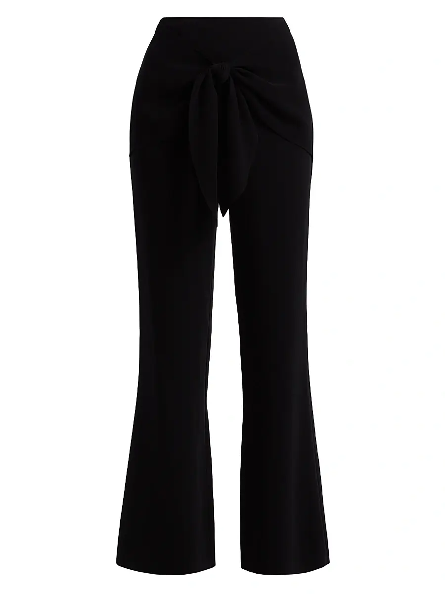 Cinq à Sept Women's Lilas High-Rise Wide-Leg Pants - Black | Image 1 Cinq à Sept Women's Lilas High-Rise Wide-Leg Pants - Black | Image 1
