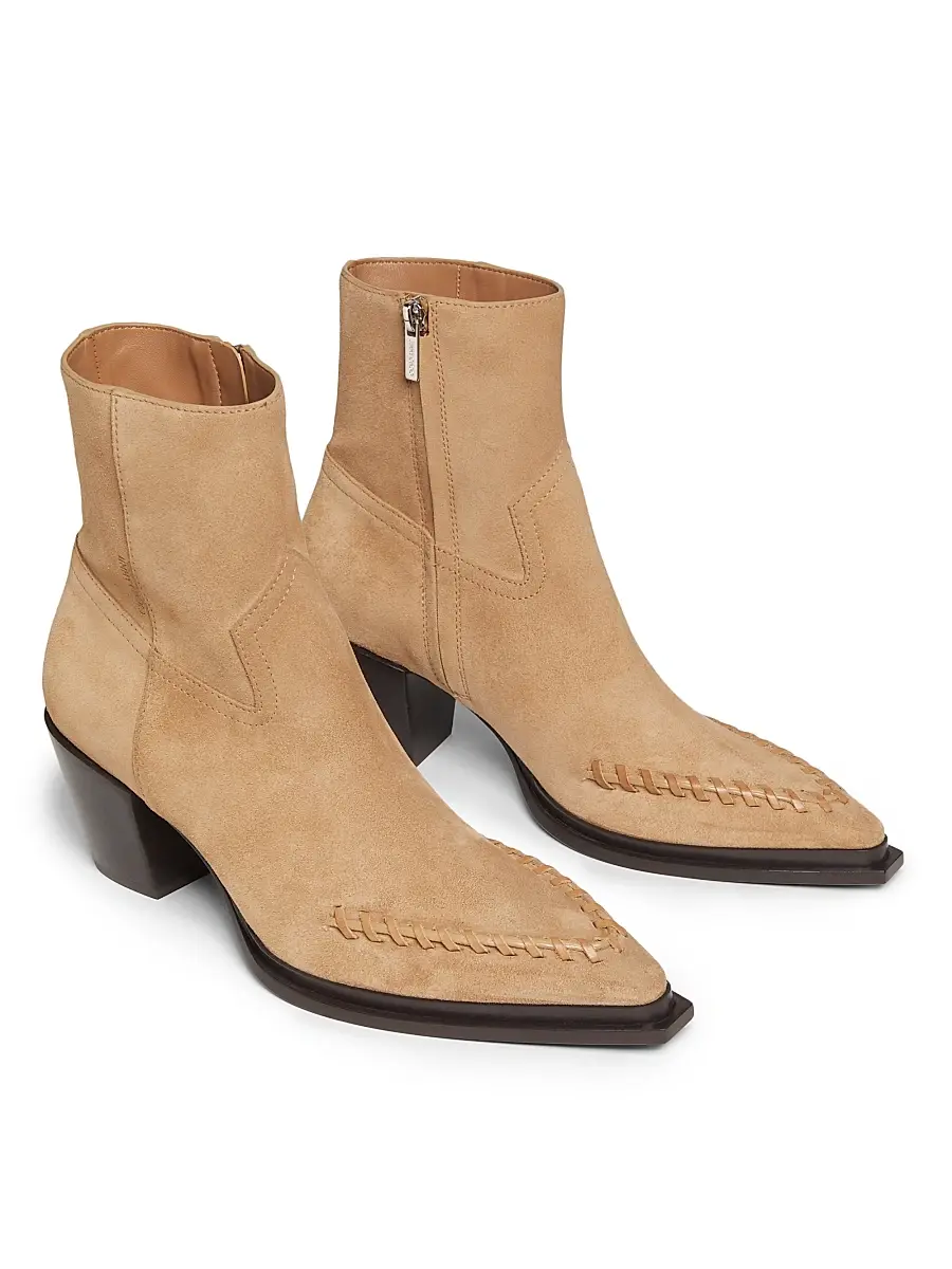 Jimmy Choo Women's Cece 60MM Velvet Suede Ankle Boots - Toffee | Thumbnail 2 Jimmy Choo Women's Cece 60MM Velvet Suede Ankle Boots - Toffee | Thumbnail 2