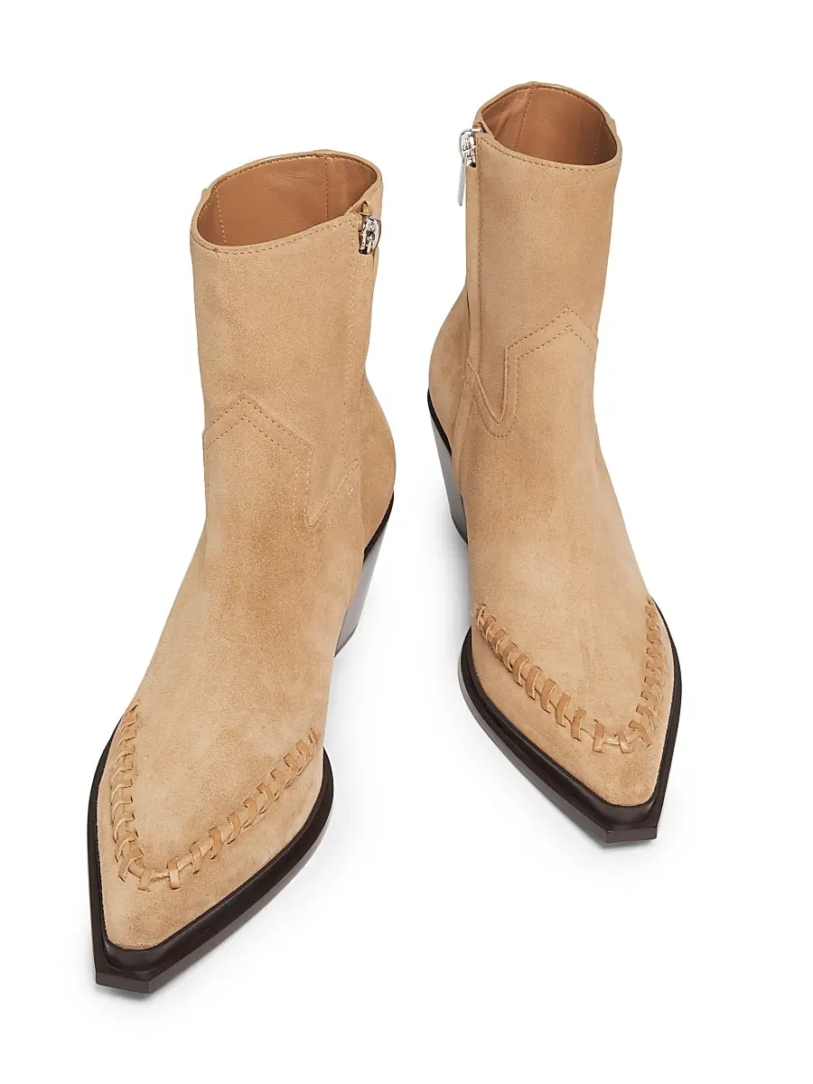 Jimmy Choo Women's Cece 60MM Velvet Suede Ankle Boots - Toffee | Thumbnail 4 Jimmy Choo Women's Cece 60MM Velvet Suede Ankle Boots - Toffee | Thumbnail 4