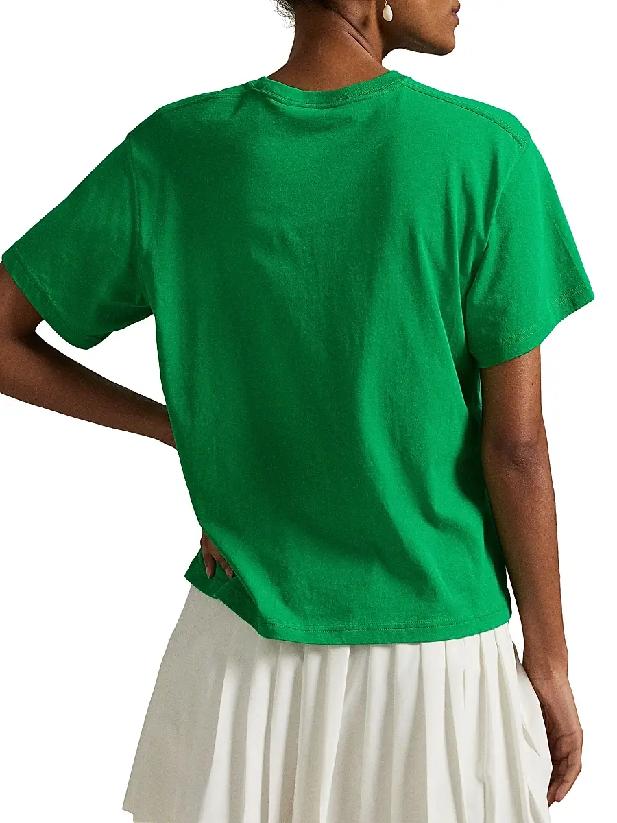 Polo Ralph Lauren Women's US Open Logo Crewneck T-Shirt - Billiard | Thumbnail 5 Polo Ralph Lauren Women's US Open Logo Crewneck T-Shirt - Billiard | Thumbnail 5