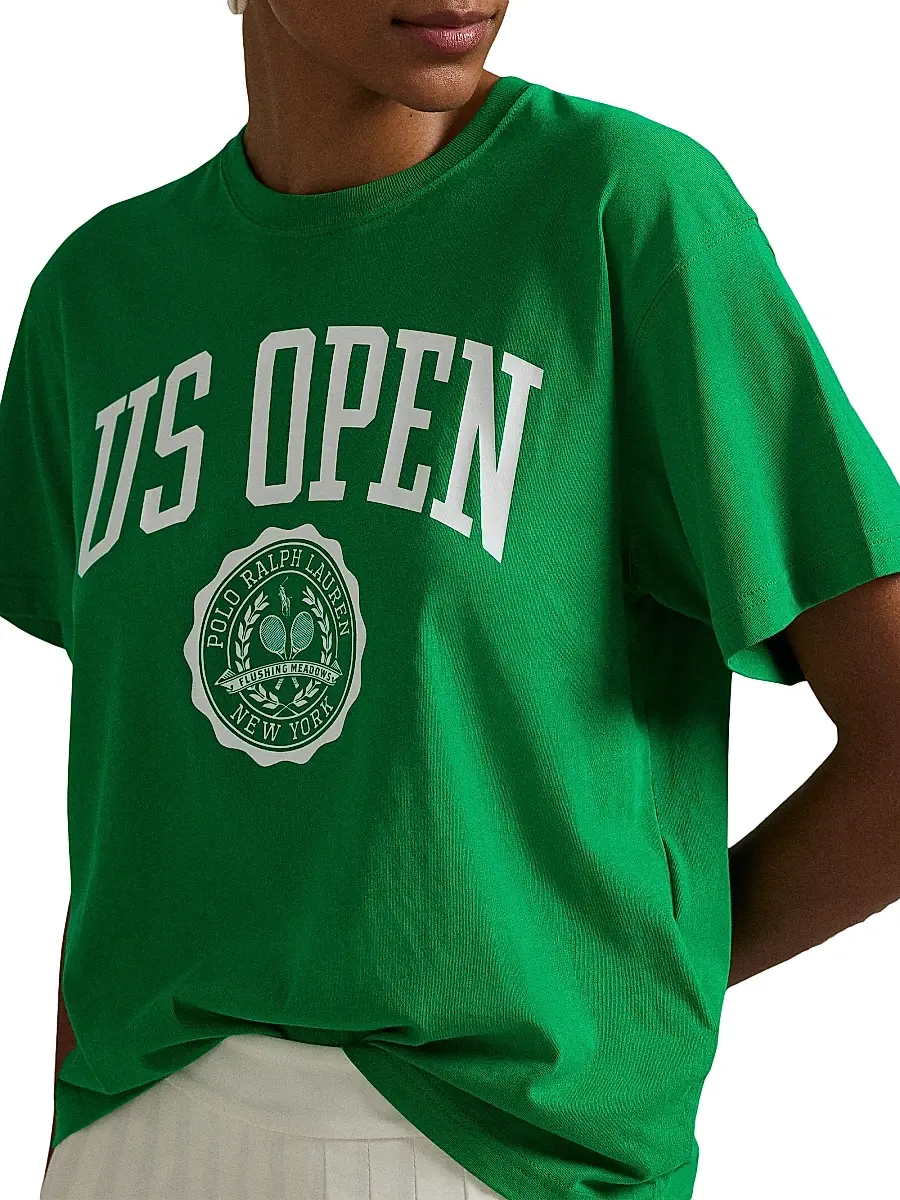 Polo Ralph Lauren Women's US Open Logo Crewneck T-Shirt - Billiard | Thumbnail 6 Polo Ralph Lauren Women's US Open Logo Crewneck T-Shirt - Billiard | Thumbnail 6