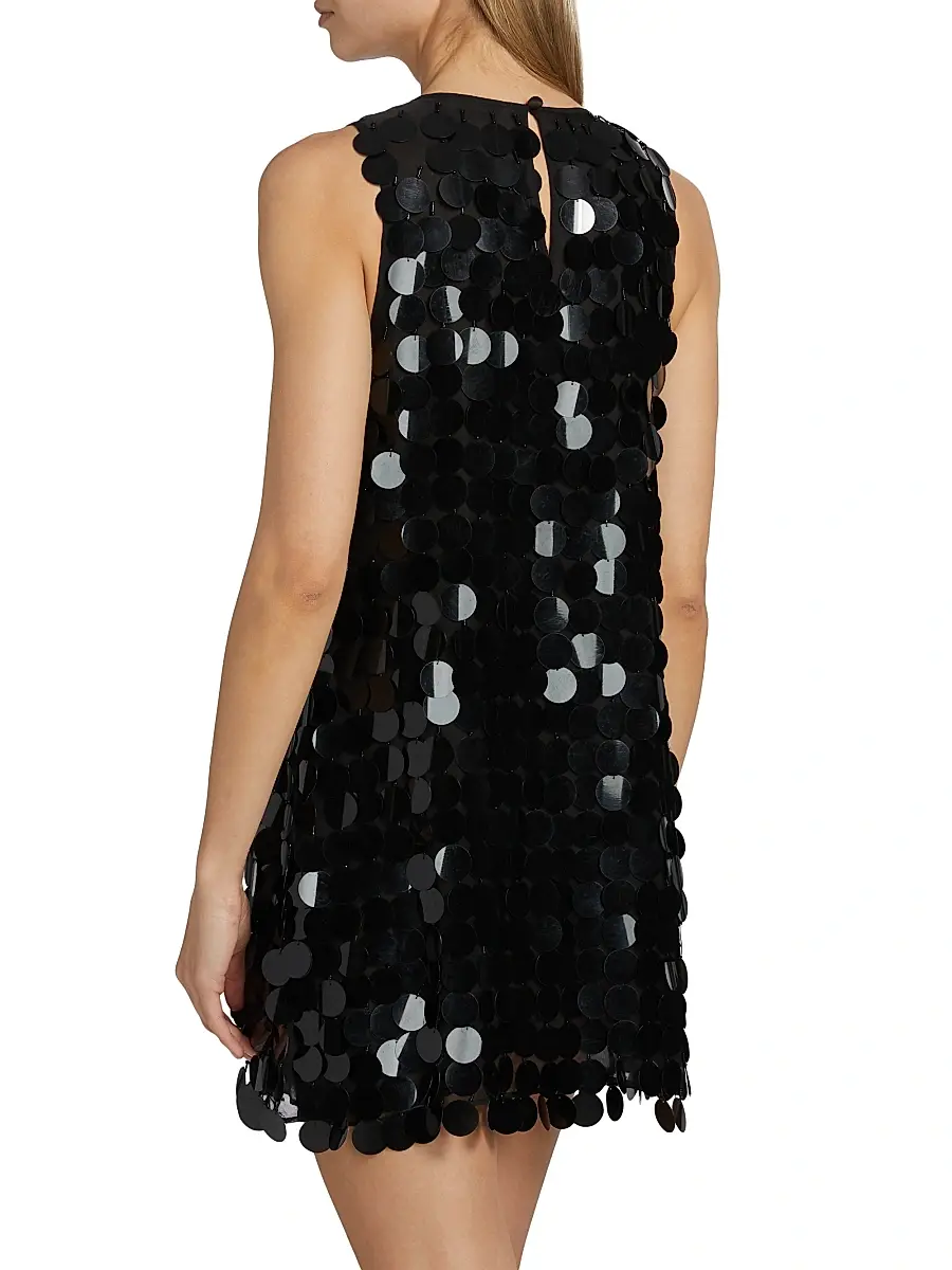 Ramy Brook Women's Roxana Sequined Minidress - Black Paillette | Thumbnail 5 Ramy Brook Women's Roxana Sequined Minidress - Black Paillette | Thumbnail 5