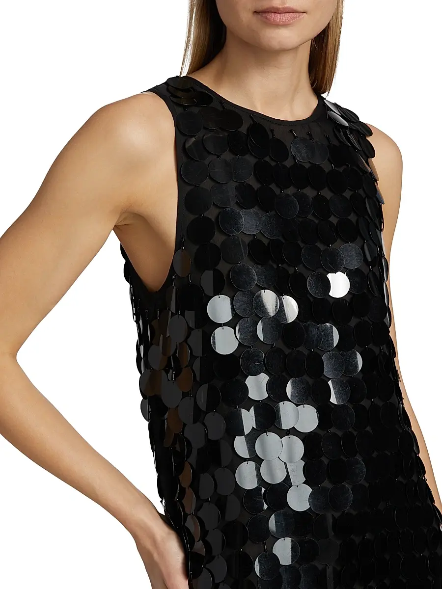 Ramy Brook Women's Roxana Sequined Minidress - Black Paillette | Thumbnail 6 Ramy Brook Women's Roxana Sequined Minidress - Black Paillette | Thumbnail 6