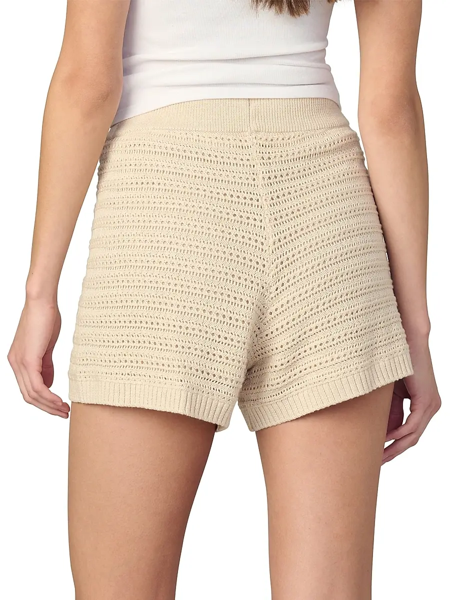 Joe's Jeans Women's The Arlo Cotton-Blend Crochet-Knit Shorts | Thumbnail 5