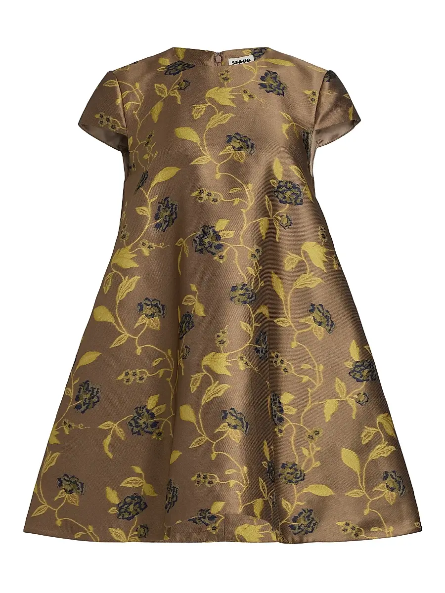 STAUD Women's Bailey Floral A-Line Minidress - Vintage Floral | Image 1 STAUD Women's Bailey Floral A-Line Minidress - Vintage Floral | Image 1