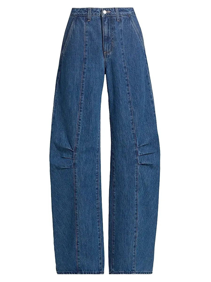 L'Agence Women's Zara Rodeo Barrel-Leg Jeans