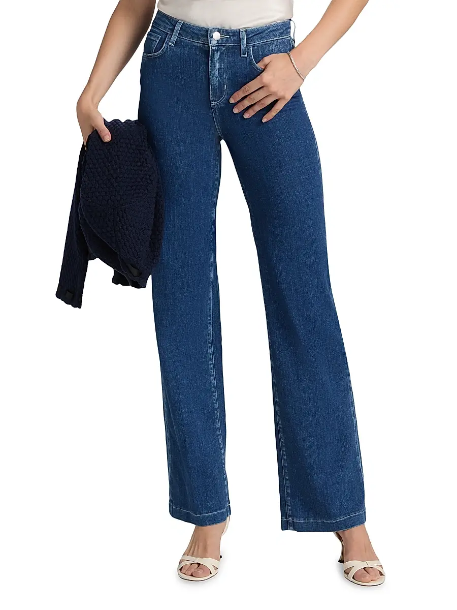 L'Agence Women's Clayton High-Rise Wide-Leg Jeans | Thumbnail 3 L'Agence Women's Clayton High-Rise Wide-Leg Jeans | Thumbnail 3