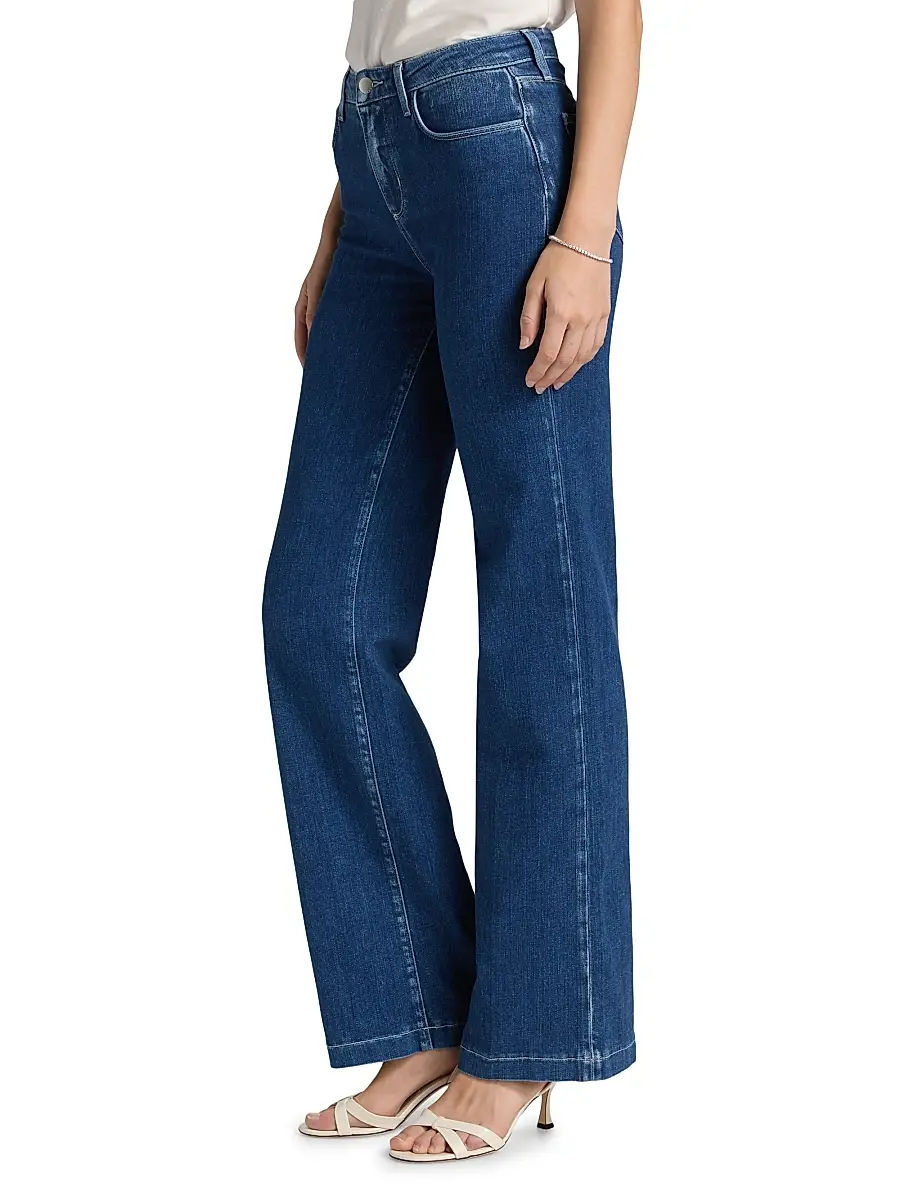 L'Agence Women's Clayton High-Rise Wide-Leg Jeans | Thumbnail 4 L'Agence Women's Clayton High-Rise Wide-Leg Jeans | Thumbnail 4