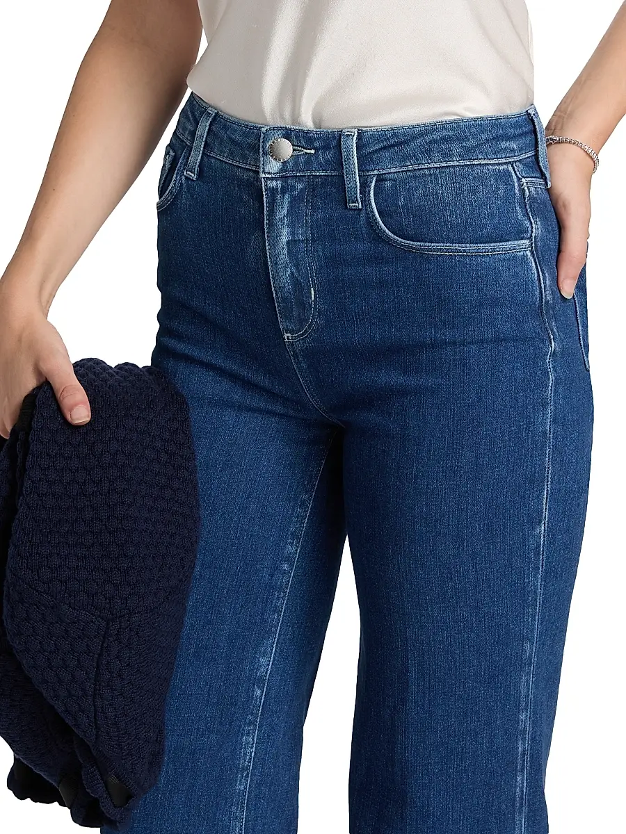 L'Agence Women's Clayton High-Rise Wide-Leg Jeans | Thumbnail 6 L'Agence Women's Clayton High-Rise Wide-Leg Jeans | Thumbnail 6