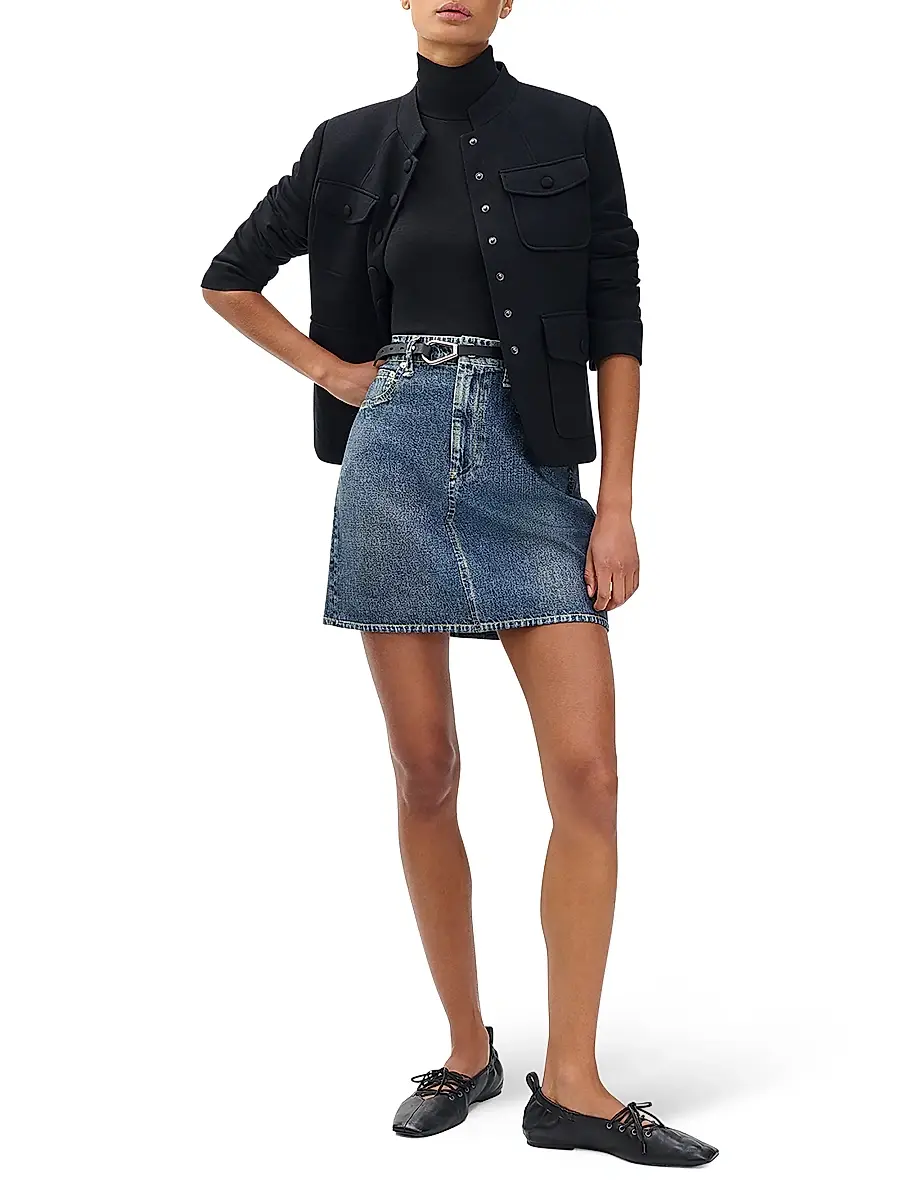 rag & bone Women's rb Miramar Miniskirt | Thumbnail 2 rag & bone Women's rb Miramar Miniskirt | Thumbnail 2