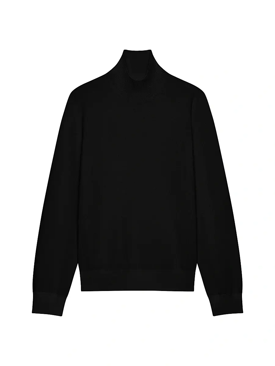 Givenchy Men's Turtleneck Sweater in Cashmere - Black | Image 1 Givenchy Men's Turtleneck Sweater in Cashmere - Black | Image 1