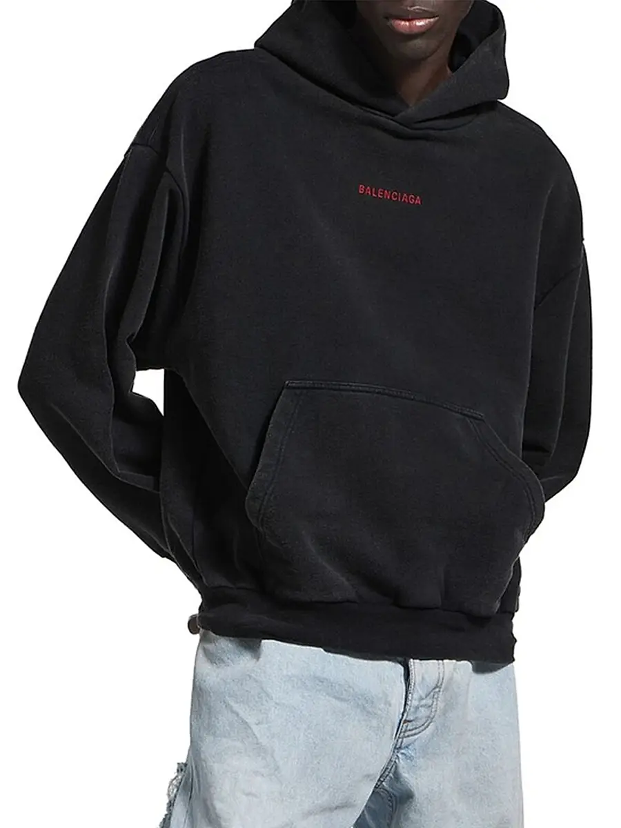 Balenciaga Men's Medium Fit Hoodie | Thumbnail 3 Balenciaga Men's Medium Fit Hoodie | Thumbnail 3