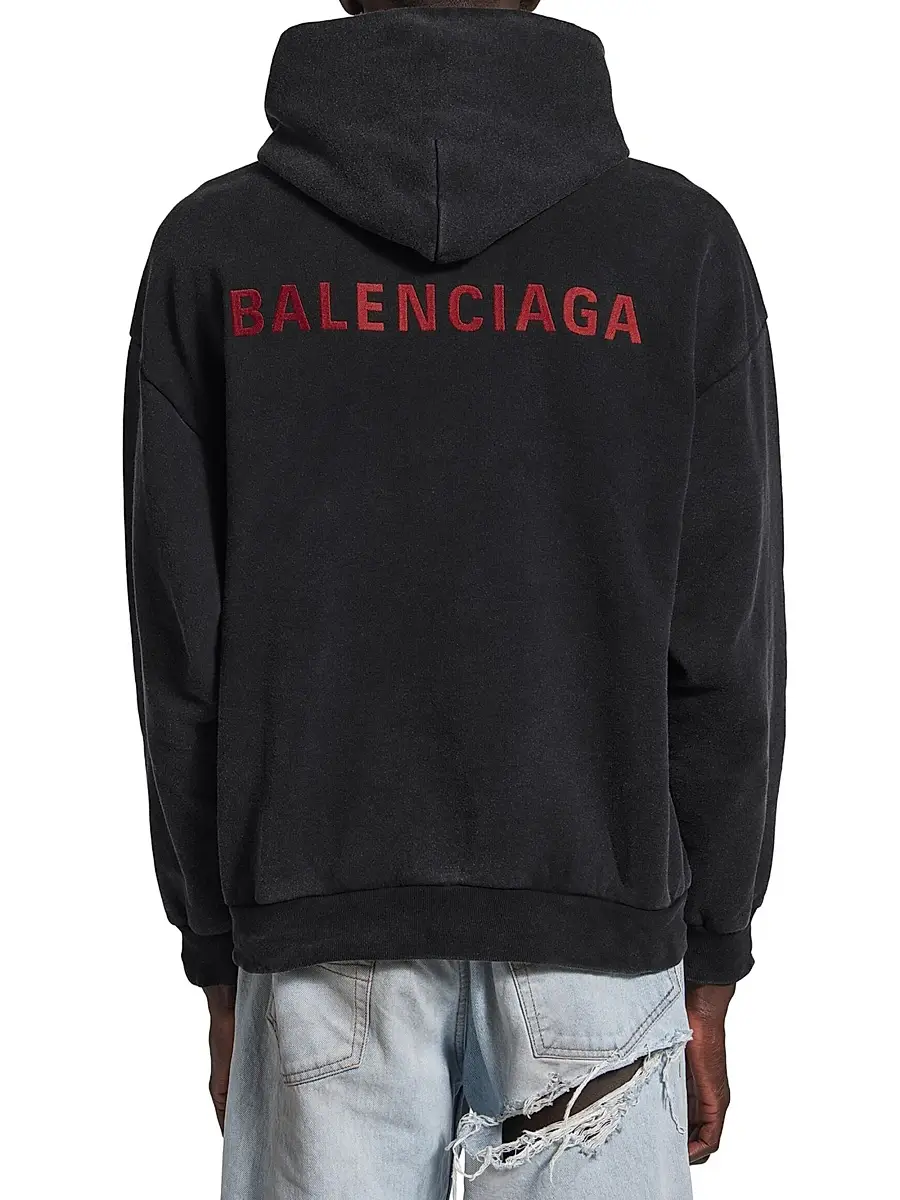 Balenciaga Men's Medium Fit Hoodie | Thumbnail 4 Balenciaga Men's Medium Fit Hoodie | Thumbnail 4