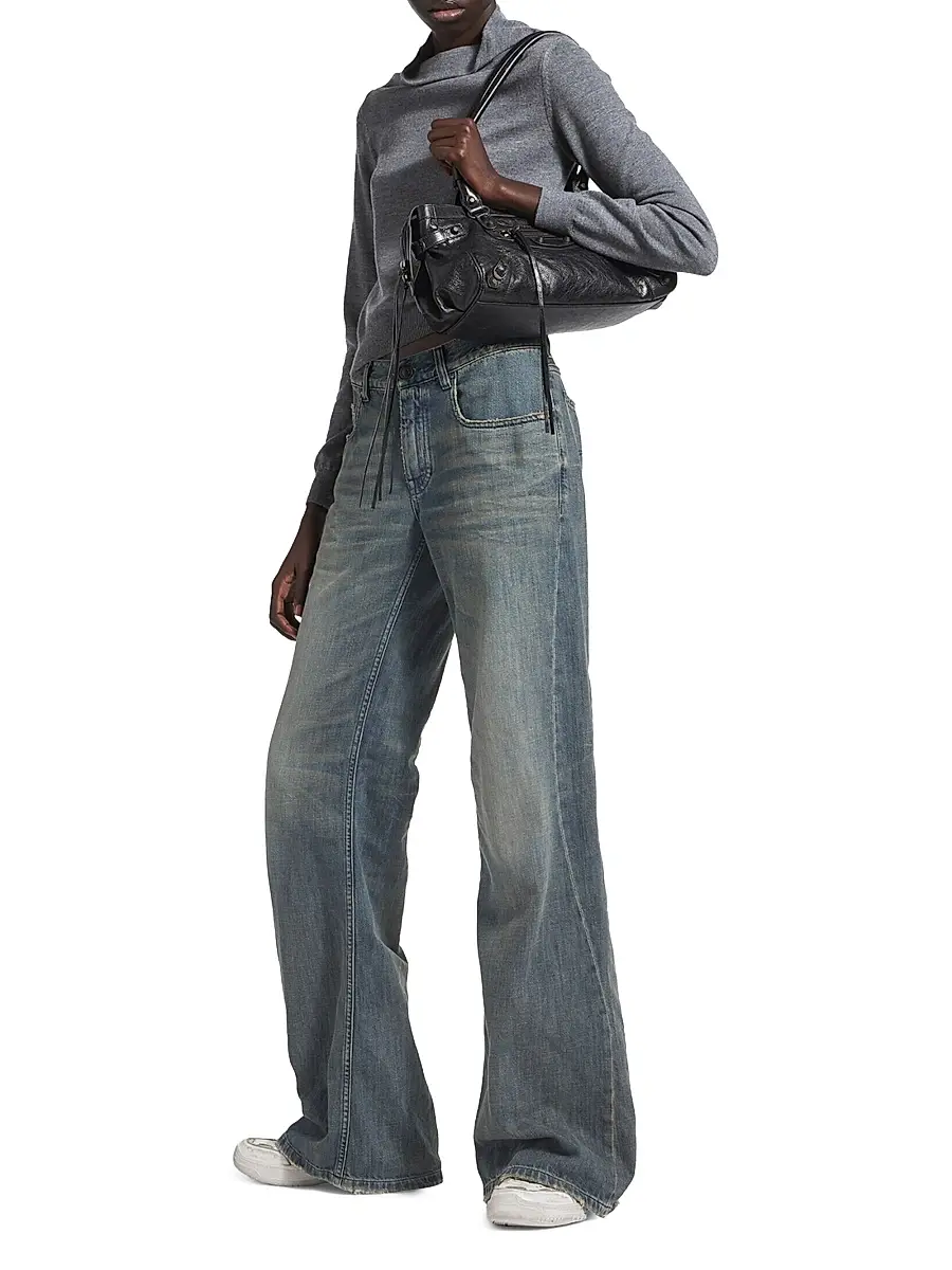Balenciaga Women's Wide Leg Pants | Thumbnail 6 Balenciaga Women's Wide Leg Pants | Thumbnail 6