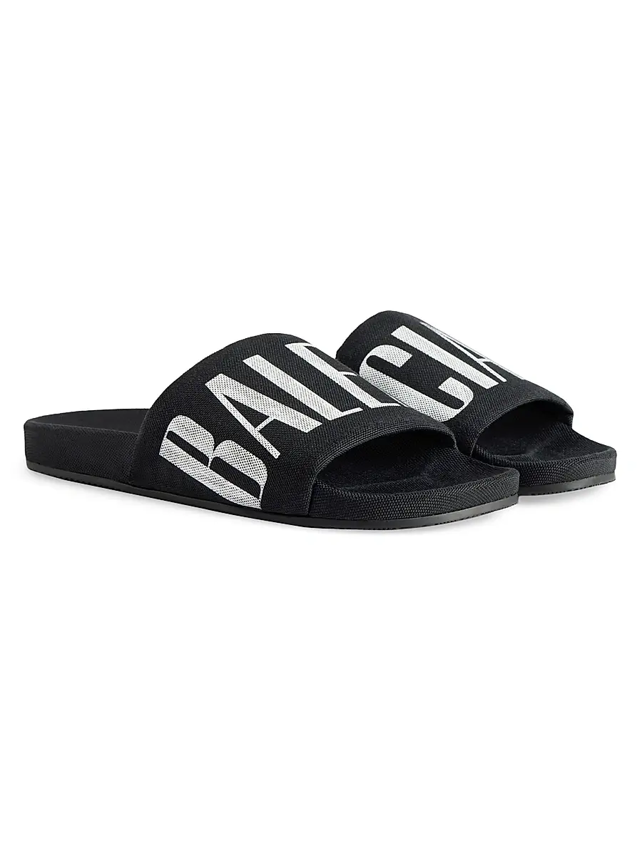 Balenciaga Men's Pool Slide Sandals | Thumbnail 2 Balenciaga Men's Pool Slide Sandals | Thumbnail 2