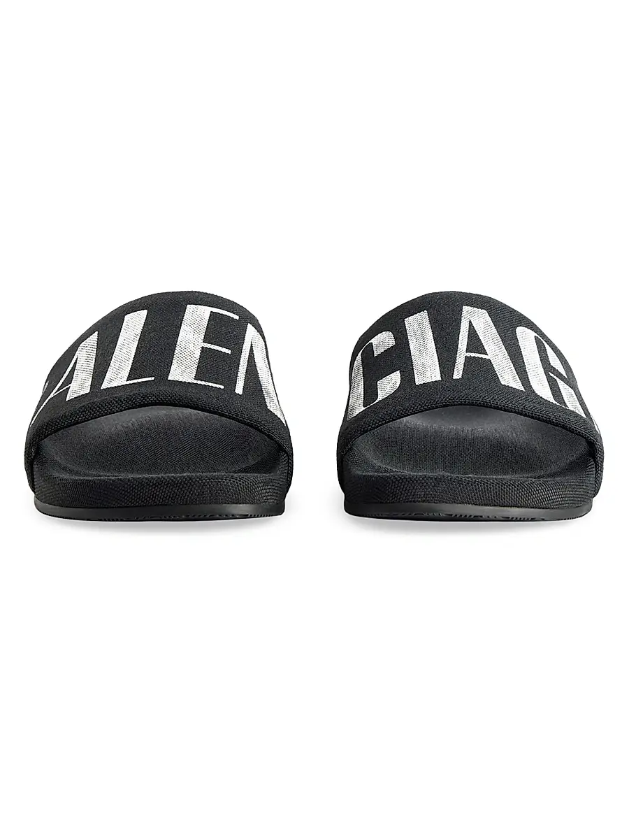 Balenciaga Men's Pool Slide Sandals | Thumbnail 3 Balenciaga Men's Pool Slide Sandals | Thumbnail 3