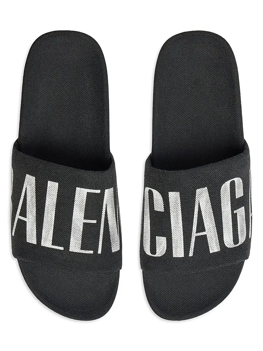 Balenciaga Men's Pool Slide Sandals | Thumbnail 6 Balenciaga Men's Pool Slide Sandals | Thumbnail 6