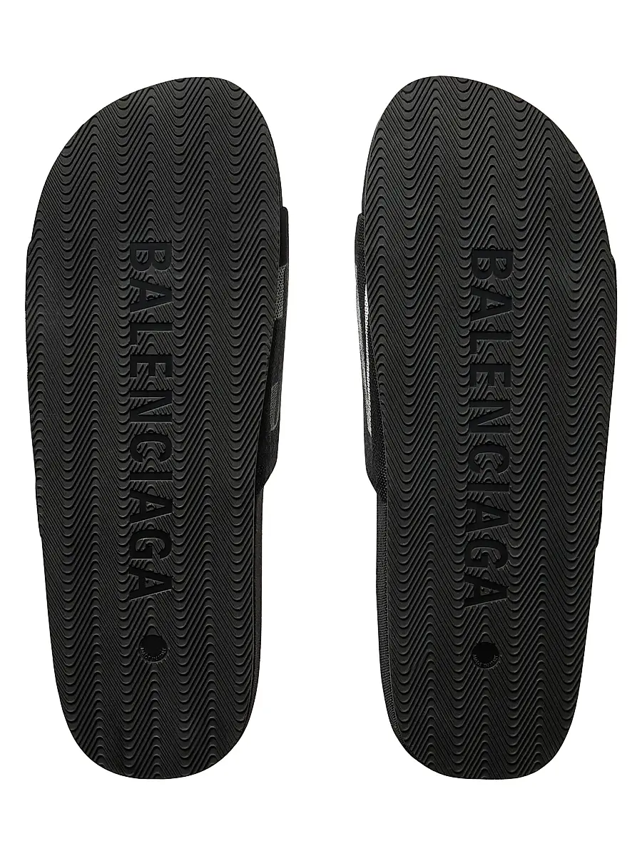 Balenciaga Men's Pool Slide Sandals | Thumbnail 7 Balenciaga Men's Pool Slide Sandals | Thumbnail 7