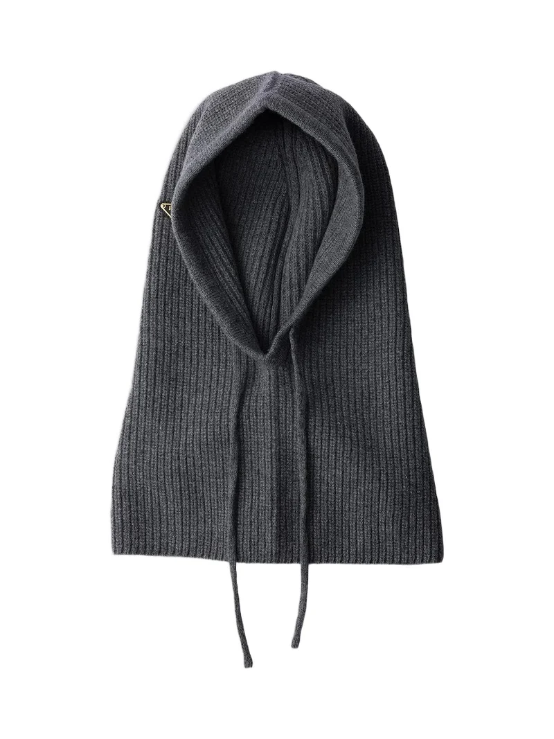 Women's Wool and Cashmere Knit Hood