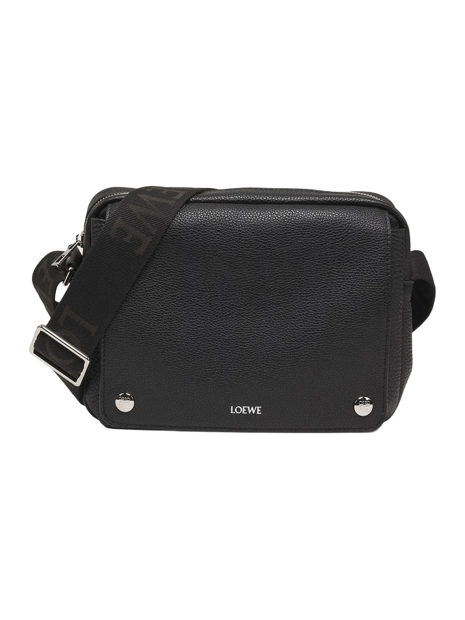 Loewe Men's Extra-Small Pebble Leather Messenger Bag