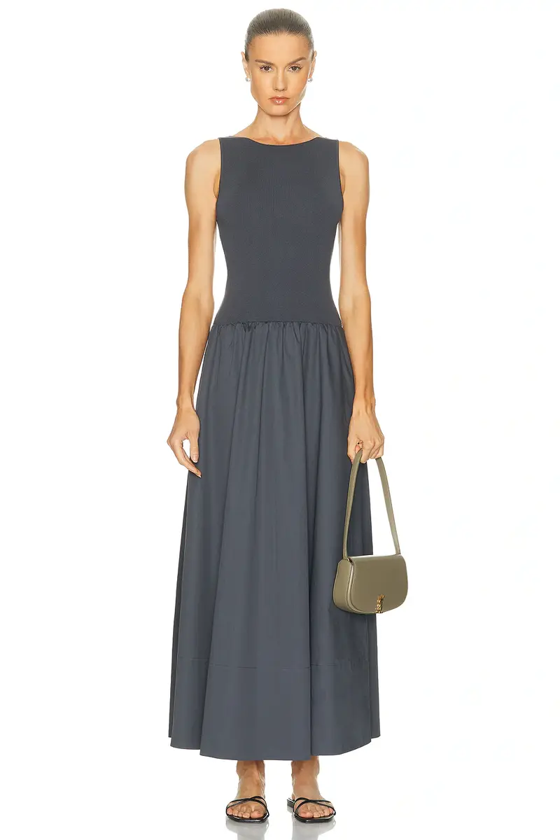 St. Agni Bateau Cut Out Dress