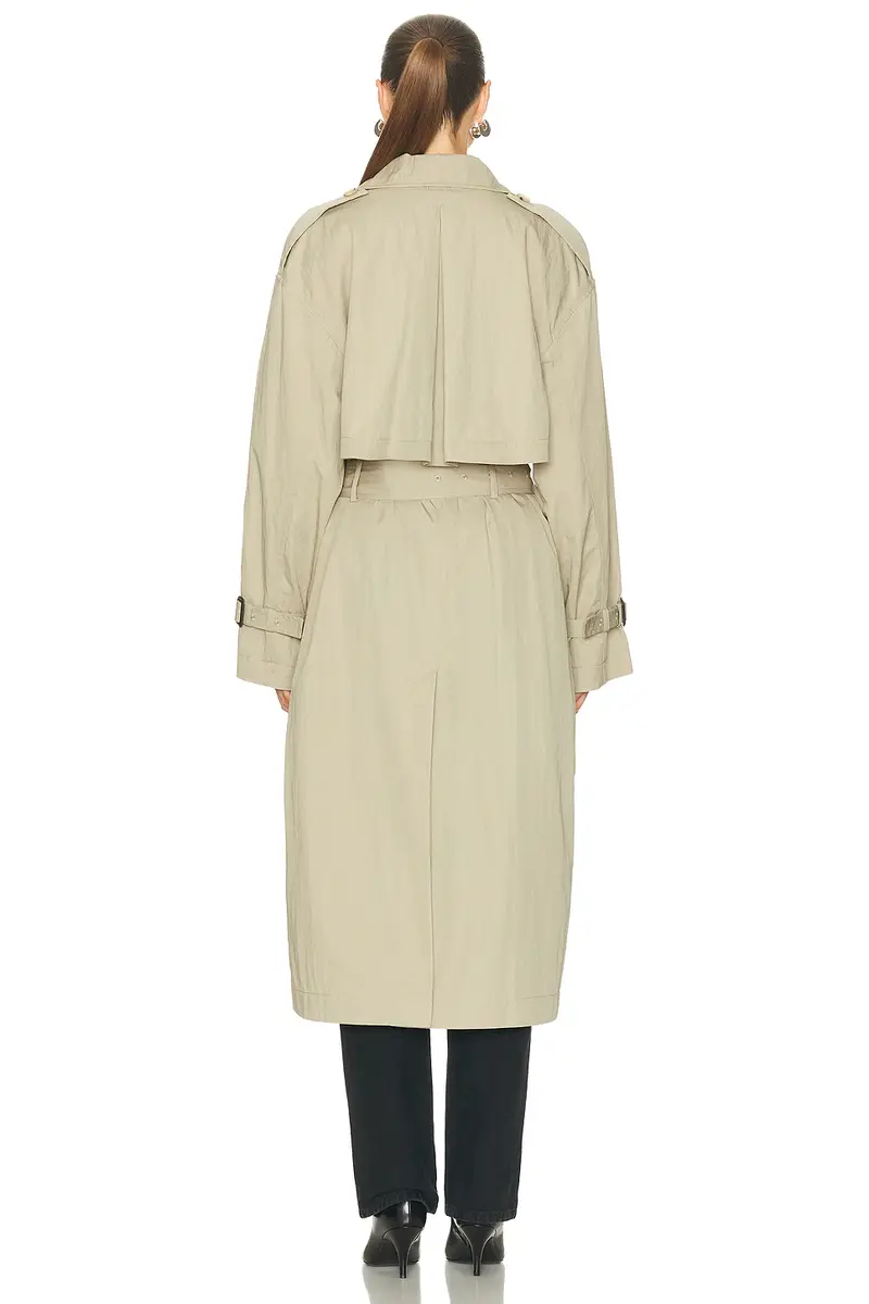 Toteme Crisp Summer Trench Coat | Thumbnail 4 Toteme Crisp Summer Trench Coat | Thumbnail 4