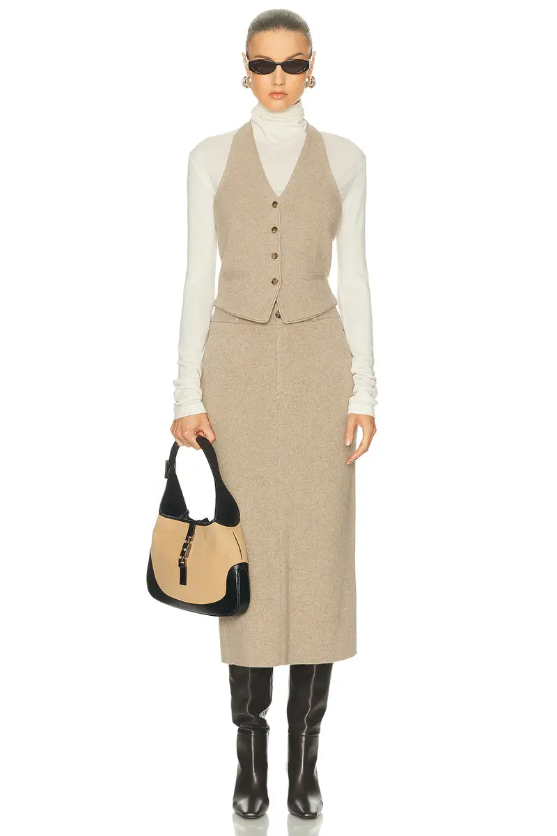 Guest In Residence Tailored Halter Vest | Thumbnail 4
