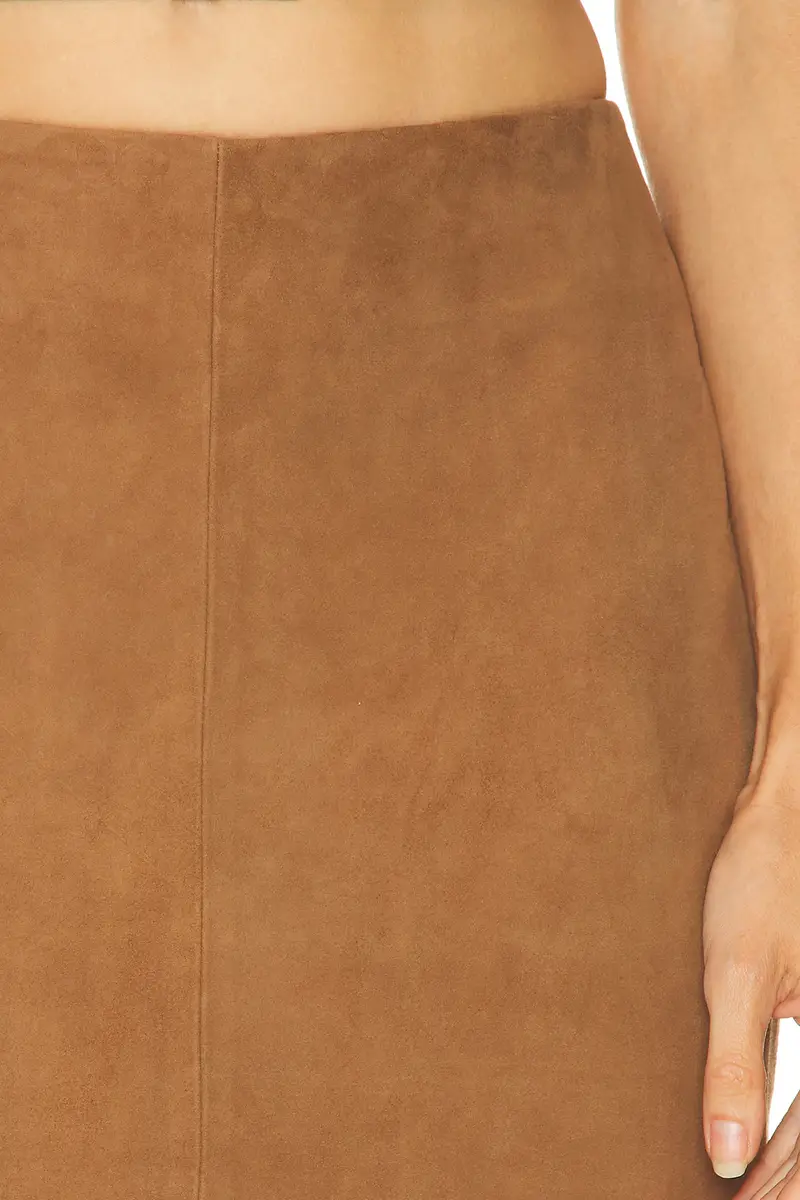 St. Agni Suede Pencil Skirt | Thumbnail 6