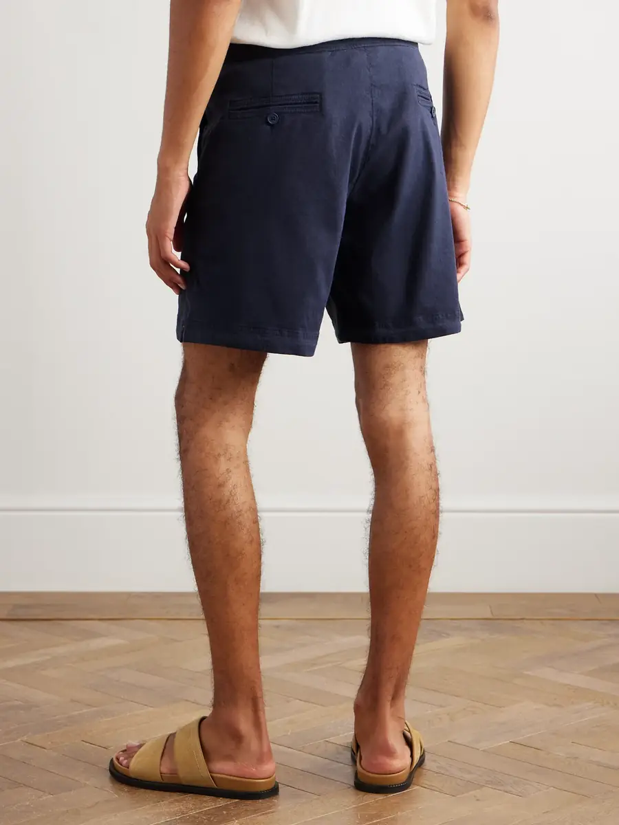 Orlebar Brown Bulldog Slim-Fit Straight-Leg Stretch-Linen and Lyocell-Blend Shorts - Men | Thumbnail 4 Orlebar Brown Bulldog Slim-Fit Straight-Leg Stretch-Linen and Lyocell-Blend Shorts - Men | Thumbnail 4