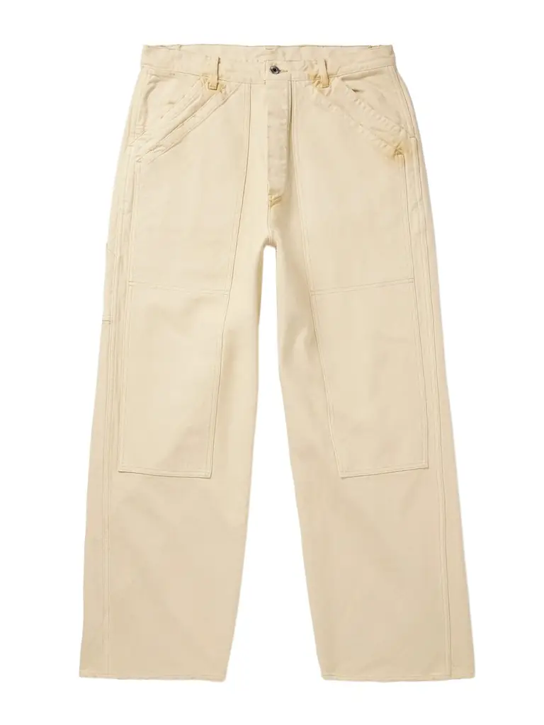 A.PRESSE Vintage Double-Knee Wide-Leg Jeans - Men | Image 1 A.PRESSE Vintage Double-Knee Wide-Leg Jeans - Men | Image 1