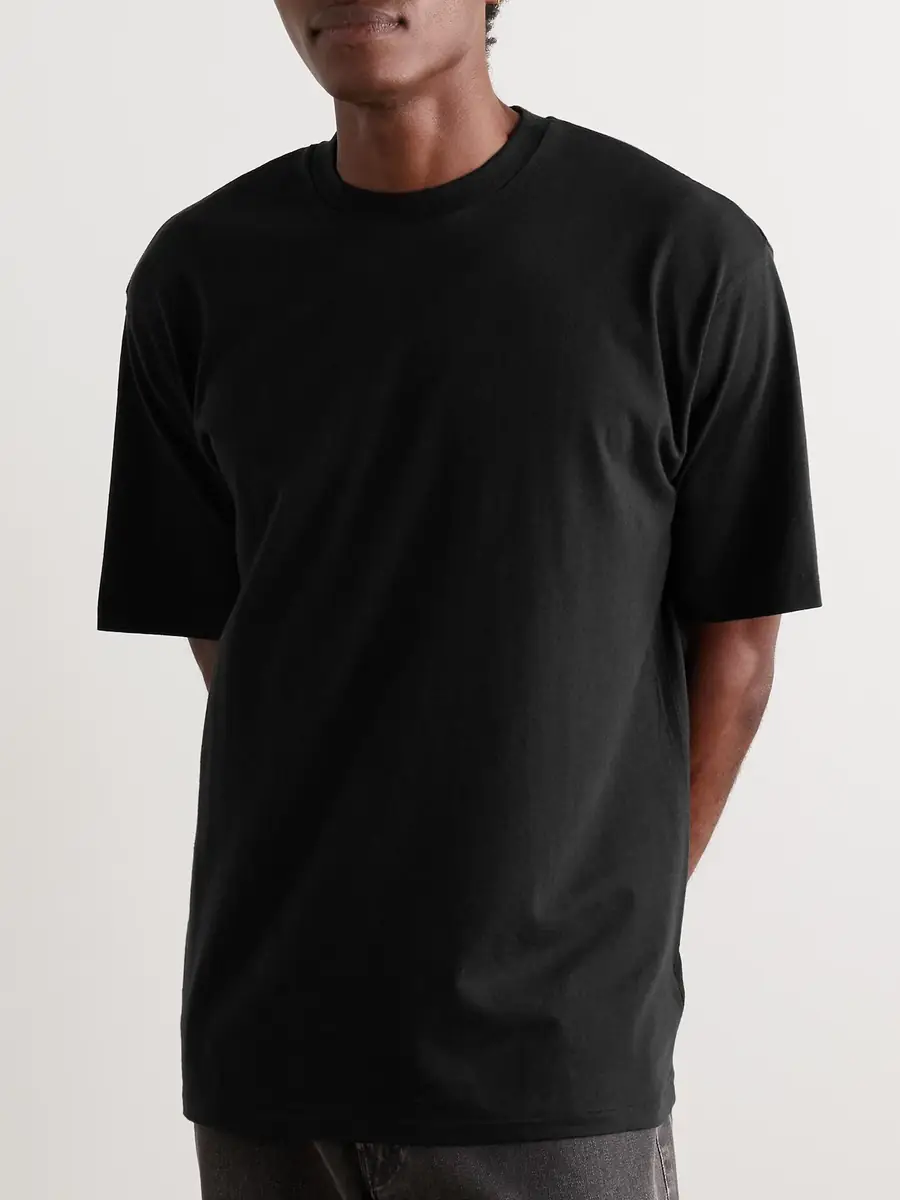 A.PRESSE Cotton and Cashmere-Blend Jersey T-Shirt - Men | Thumbnail 3 A.PRESSE Cotton and Cashmere-Blend Jersey T-Shirt - Men | Thumbnail 3