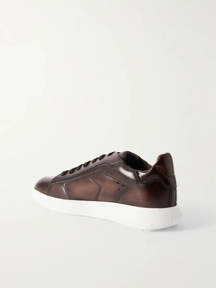 Berluti Stellar Venezia Leather Sneakers - Men | Thumbnail 4