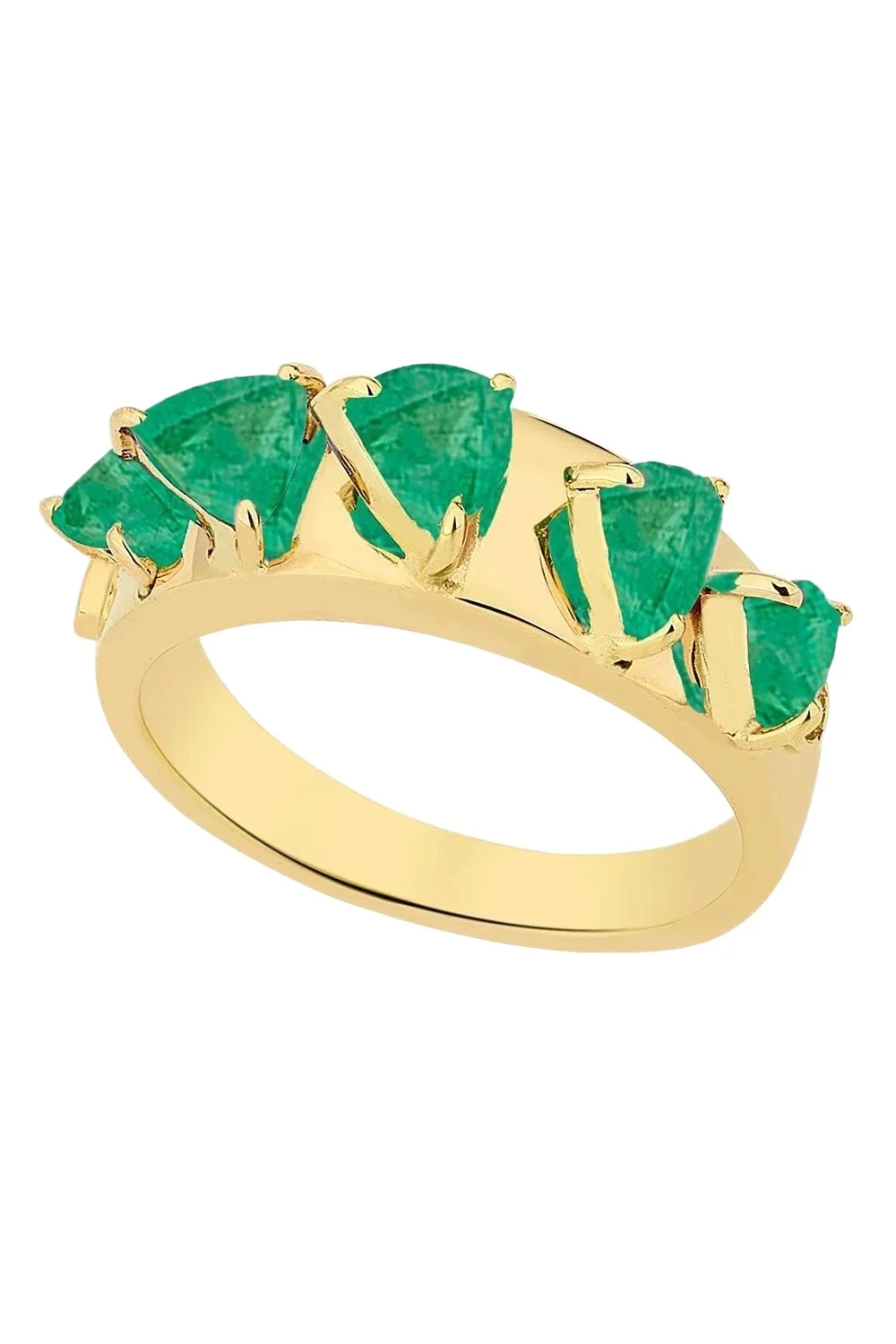 Mandala Emerald Domino Ring Mandala Emerald Domino Ring