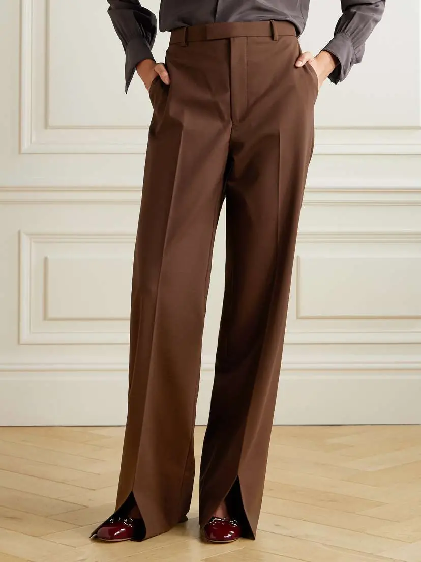 Gucci Wool-blend Wide-leg Pants | Thumbnail 3 Gucci Wool-blend Wide-leg Pants | Thumbnail 3