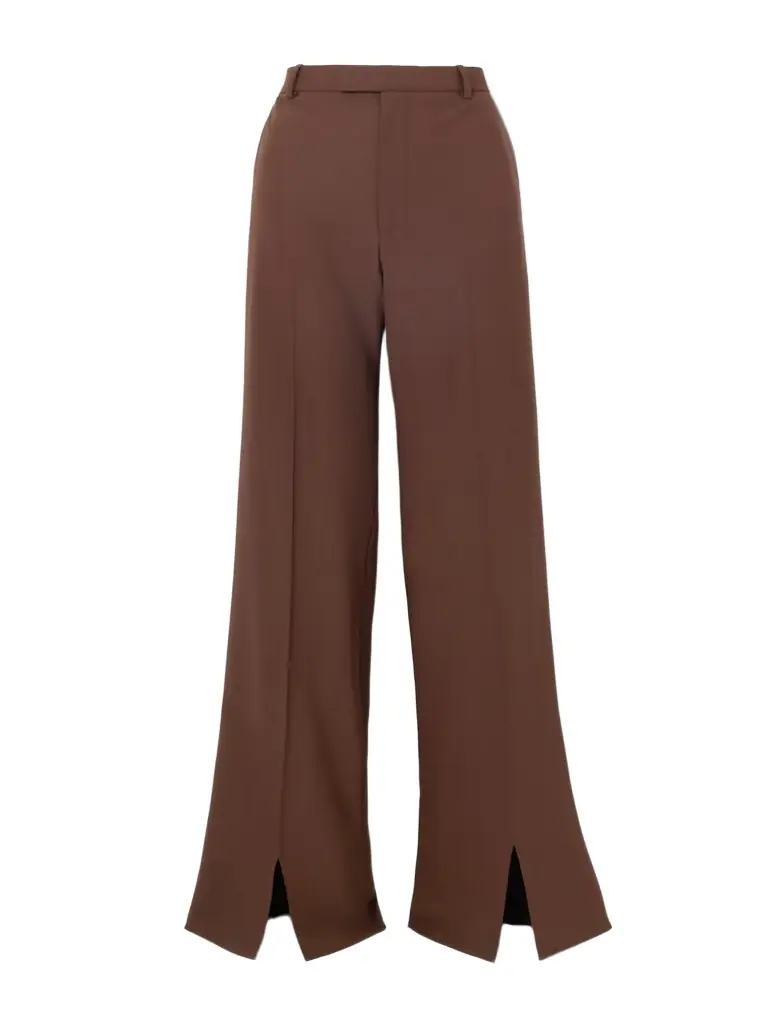 Wool-blend Wide-leg Pants