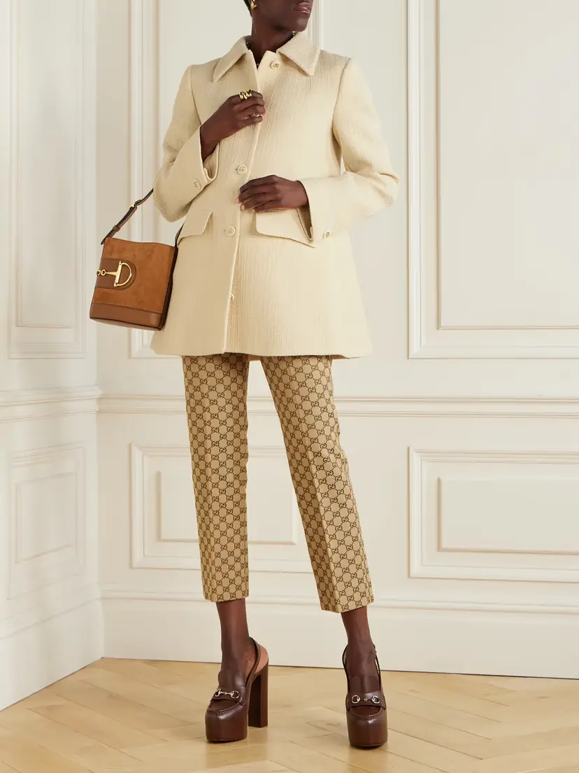 Gucci Wool-blend Tweed Coat | Thumbnail 2