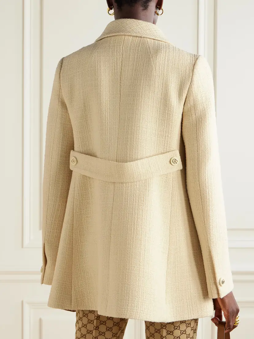 Gucci Wool-blend Tweed Coat | Thumbnail 3