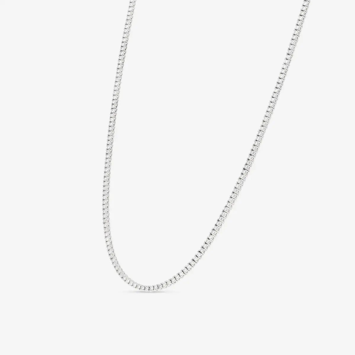 Ina Mar Ina Mar 18K White Gold 3.20ct.twd. Diamond Tennis Necklace by The Solist | Thumbnail 3 Ina Mar Ina Mar 18K White Gold 3.20ct.twd. Diamond Tennis Necklace by The Solist | Thumbnail 3