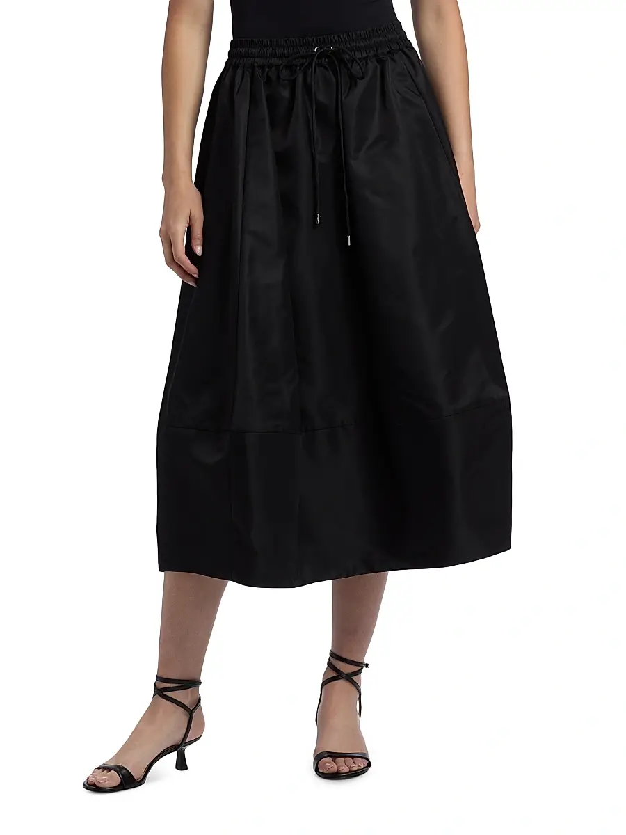 Cinq à Sept Women's Sirani Drawstring Midi-skirt | Thumbnail 3 Cinq à Sept Women's Sirani Drawstring Midi-skirt | Thumbnail 3