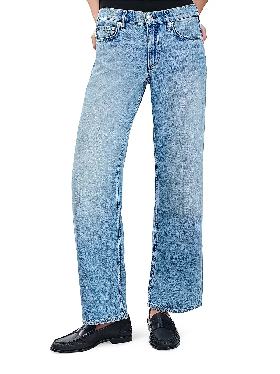 rag & bone Women's Cam Low-Rise Straight-Leg Jeans | Thumbnail 3 rag & bone Women's Cam Low-Rise Straight-Leg Jeans | Thumbnail 3