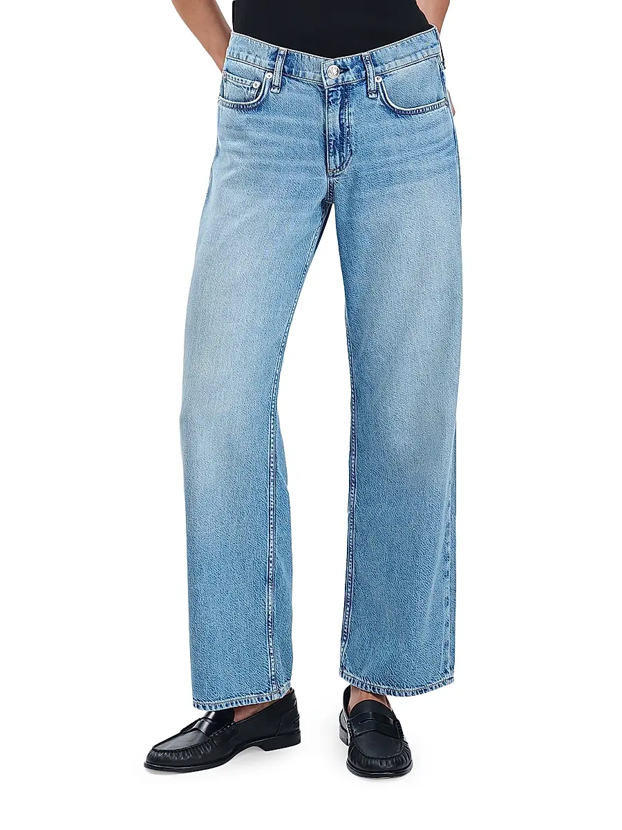 rag & bone Women's Cam Low-Rise Straight-Leg Jeans | Thumbnail 4 rag & bone Women's Cam Low-Rise Straight-Leg Jeans | Thumbnail 4