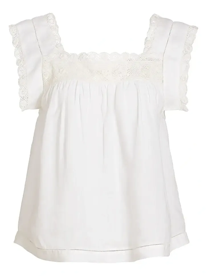 Women's Aphra Lace-Trim Top Women's Aphra Lace-Trim Top