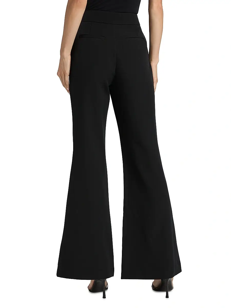 Toccin Women's Gaia Suiting Flared High-Rise Pants | Thumbnail 5