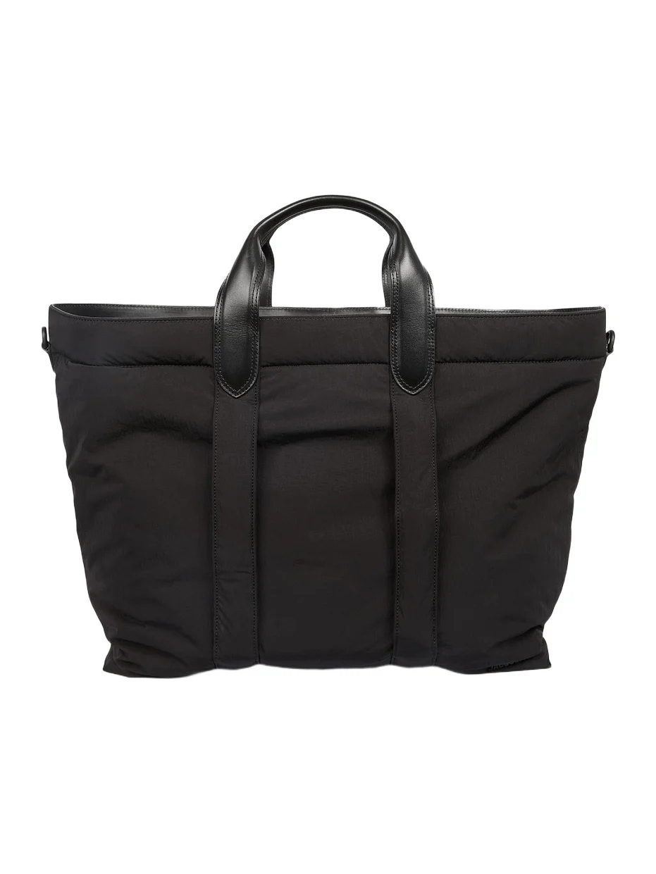 Men's Le Tote Bambino Nylon & Leather Bag - Black Men's Le Tote Bambino Nylon & Leather Bag - Black