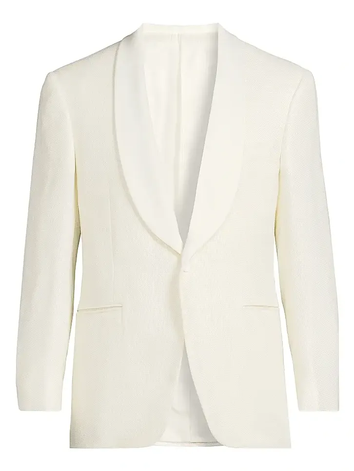Men's Shawl Lapel Silk-Wool Dinner Jacket Men's Shawl Lapel Silk-Wool Dinner Jacket