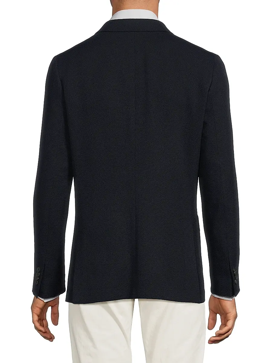 Paul Smith Men's Tribute to Photography Wool Birdseye Jacket | Thumbnail 5 Paul Smith Men's Tribute to Photography Wool Birdseye Jacket | Thumbnail 5