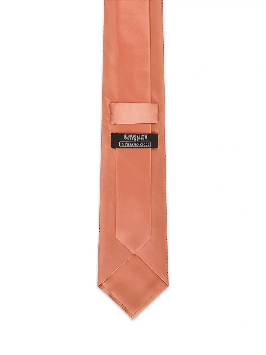Stefano Ricci Men's Pleated Tie | Thumbnail 3 Stefano Ricci Men's Pleated Tie | Thumbnail 3