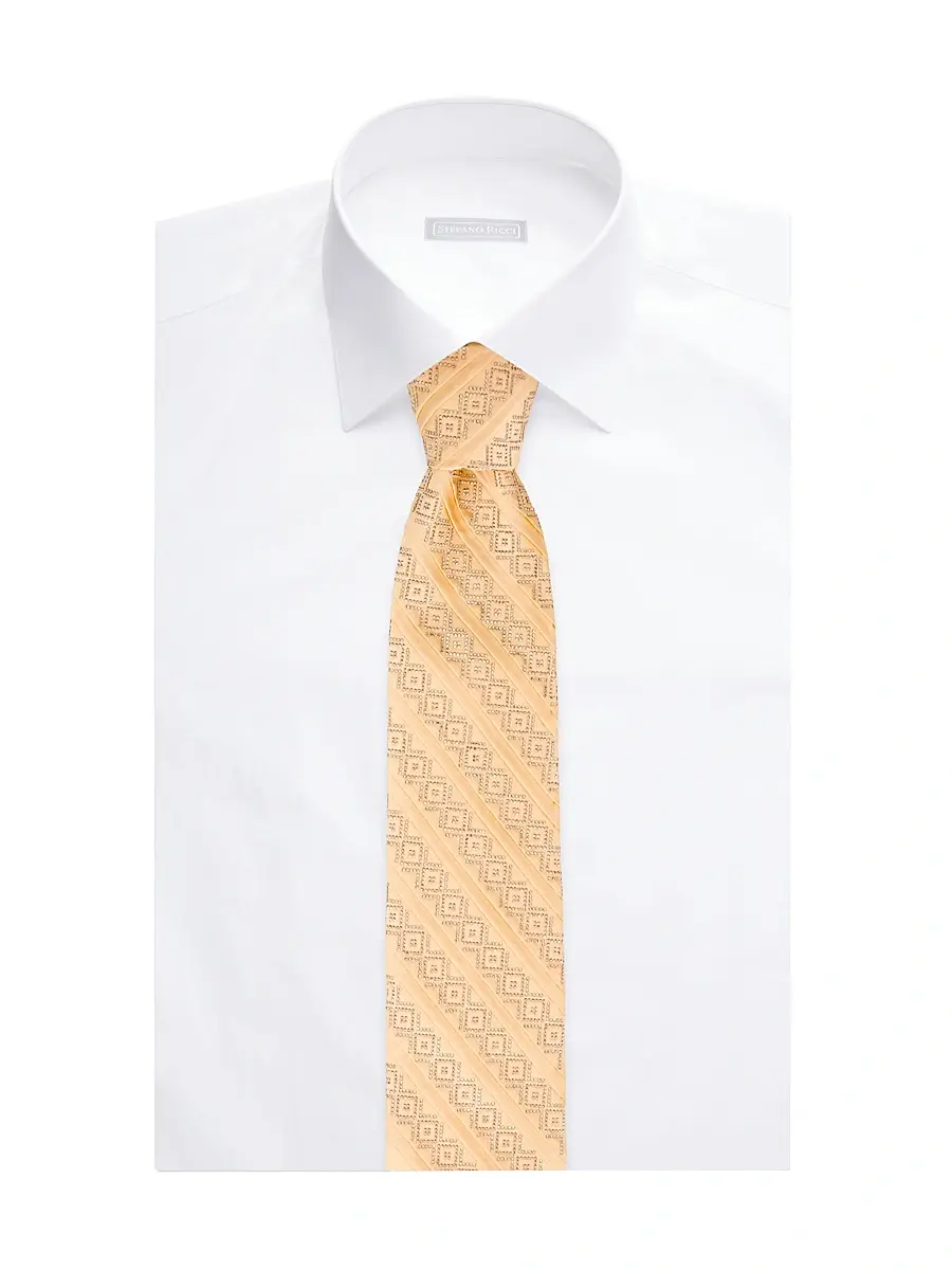 Stefano Ricci Men's Pleated Tie | Thumbnail 2